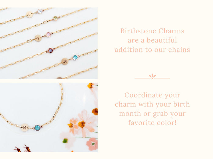 Birthstone Charms: Add-On