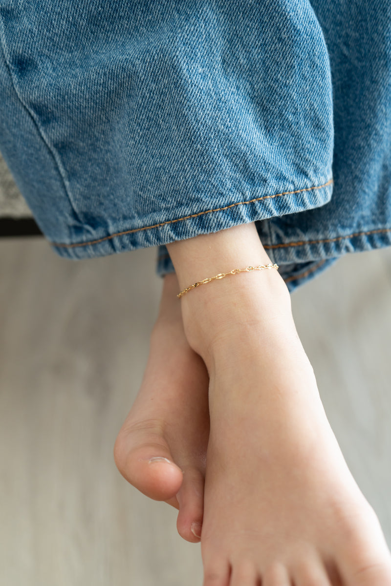 Oval Chain Anklet