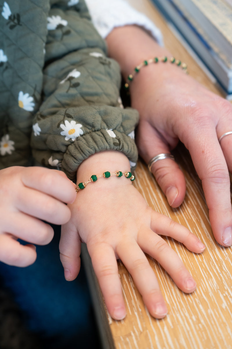 Green Diamond Bracelet