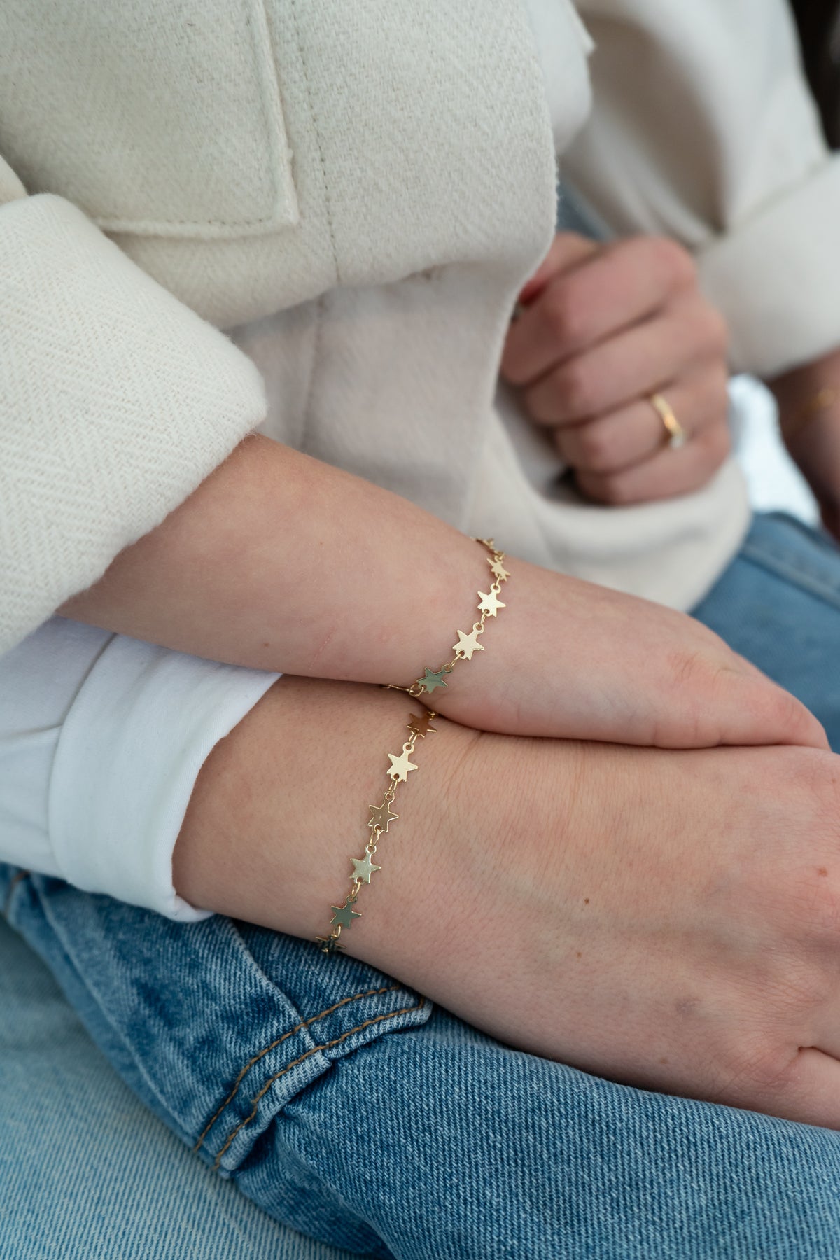 Solid Star Chain Bracelet