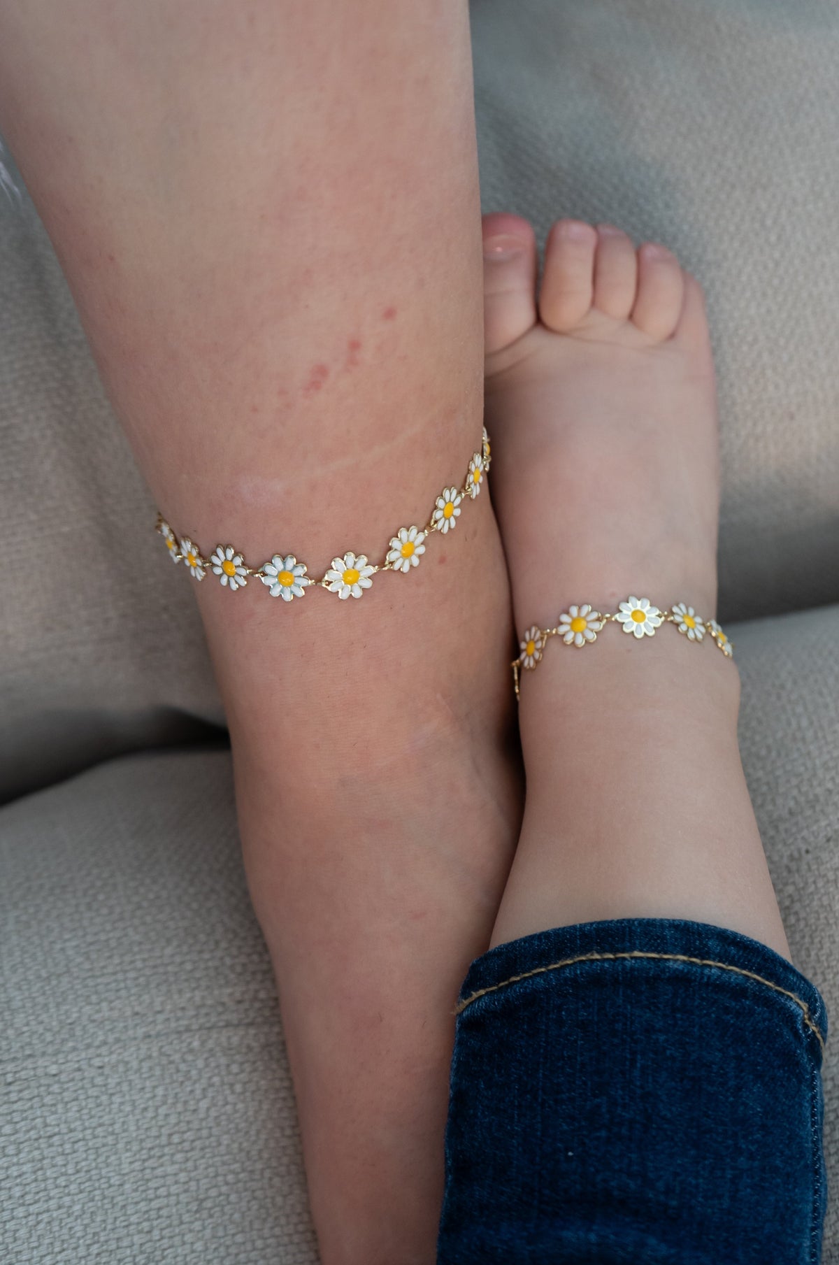 Big Daisy Chain Anklet