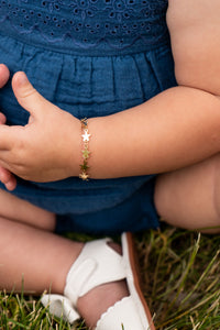 Solid Star Chain Bracelet