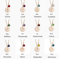 Birth Month Necklace